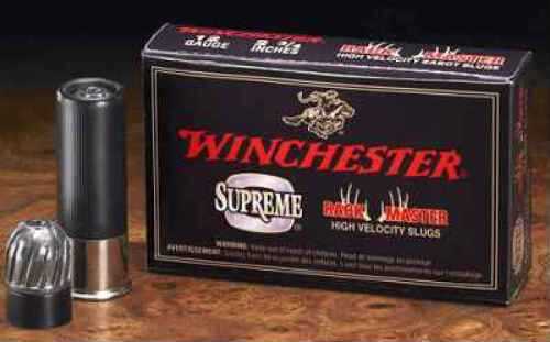 12 Gauge 2-3/4" Lead Slug  1-1/8 oz 5 Rounds Winchester Shotgun Ammunition