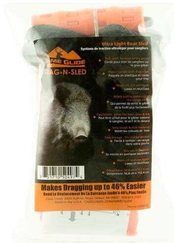 Cass Creek CCDSDSB Game Glide Darg-N-Sled Boar System Hunters Orange