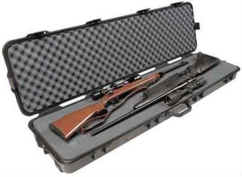 Plano Black Weatherproof Double Scoped Rifle Case With Wheels Md: 10819