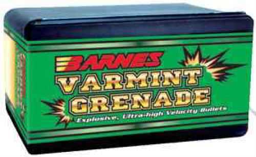 Barnes Bullets 30171 Varmint Grenade 22 Caliber .224 36 GR Flat Base Hollow Point 100 Box