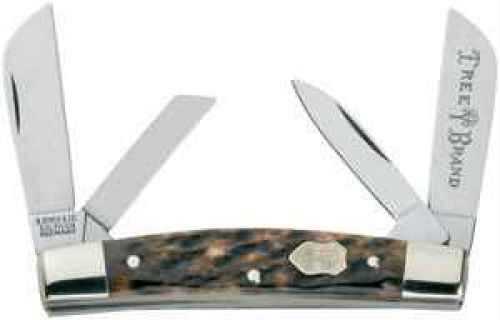 Boker Congress Appaloosa Folder Knife With 4 Blades & Bone Handle Md: 5464Ab