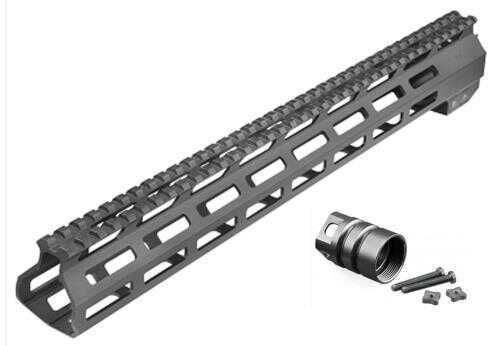 Aim Sports MTM13H308 AR M-Lok Handguard Rifle 6061-T6 Aluminum Black Hard Coat Anodized High 13.5"