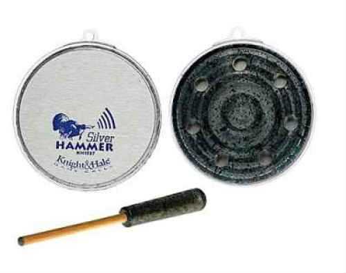 Knight & Hale Silver Hammer Aluminum Surface Pot Turkey Call Md: KH1527