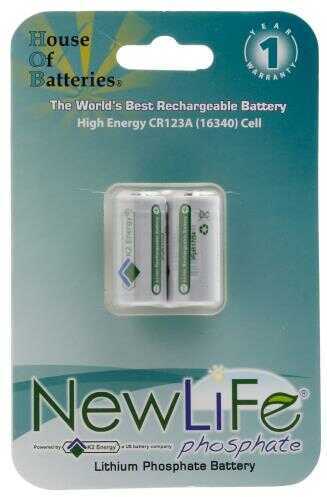 Surefire Sf2rcb Sf123a Rechargeable Batteries Cr123a 3v Lithium Phosphate 2