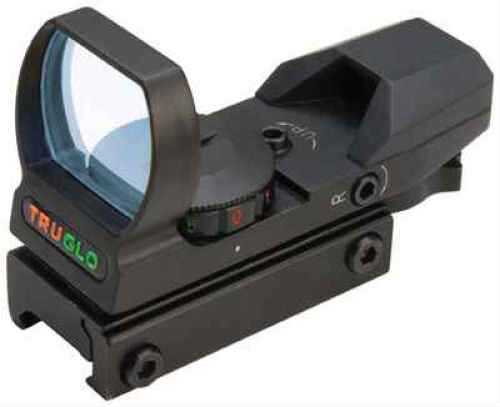 Truglo Dual Color Red & Green Illumination 4 Dot Reticle Crossbow Scope Black Md: TG8350B4