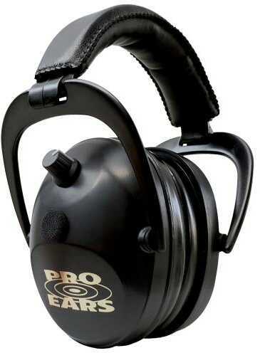 Pro Ears Gold II 25 Ear Muff Electronic W/Padded Base Black