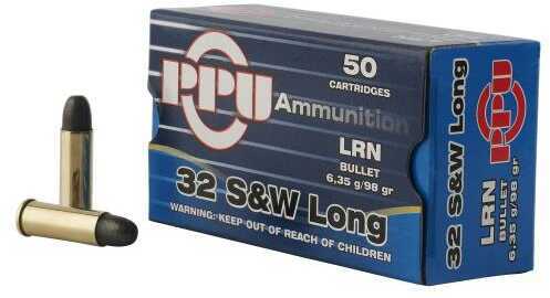 32 S&W Long 98 Grain Lead 50 Rounds Prvi Partizan Ammunition