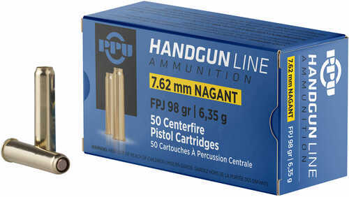 7.62 Nagant 98 Grain Jacketed Flat Point 50 Rounds Prvi Partizan Ammunition