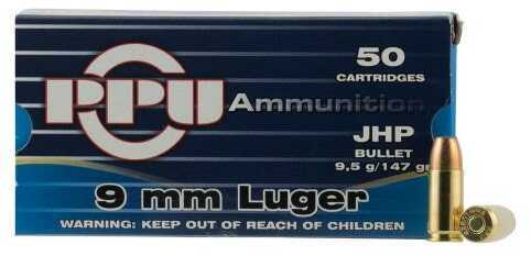 9mm Luger 147 Grain Full Metal Jacket 50 Rounds Prvi Partizan Ammunition