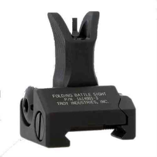 Troy Ind FBSFMBT00 BattleSight Front Folding M4 Picatinny Rail Aluminum Black Hardcoat Anodized