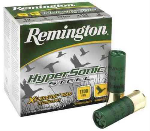 12 Gauge 3" Steel #4  1-1/4 oz 25 Rounds Remington Shotgun Ammunition