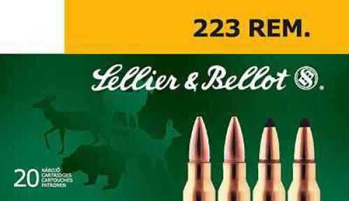 222 Rem 50 Grain Soft Point 20 Rounds Sellior & Bellot Ammunition 222 Remington