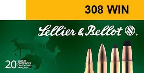 308 Win 147 Grain Full Metal Jacket 20 Rounds Sellior & Bellot Ammunition 308 Winchester