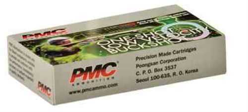 12 Gauge 2-3/4" Lead 00 Buck  9 Pellets 5 Rounds PMC Shotgun Ammunition