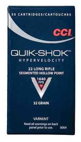 22 Long Rifle 32 Grain Hollow Point 50 Rounds CCI Ammunition