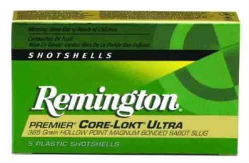 12 Gauge 2-3/4" Copper Slug  385 Gr 5 Rounds Remington Shotgun Ammunition