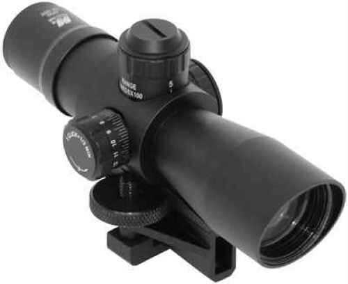 NCStar STM432G Qr Mark III 4X 32mm Obj 27.3 ft@100yds FOV Tube Black Il Mildot