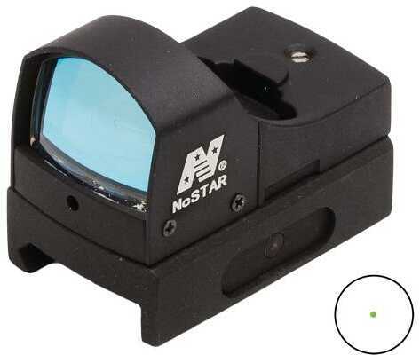NCStar DGAB Compact 1X 23.5X16.8mm Obj Unlmtd FOV 3 MOA Grn Dot Black