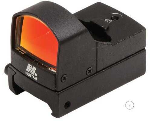 NCStar Red Dot Compact 1X 23.5X16.8mm Obj Unltd FOV & Eye Relief 2MOA Black Md: DDAB