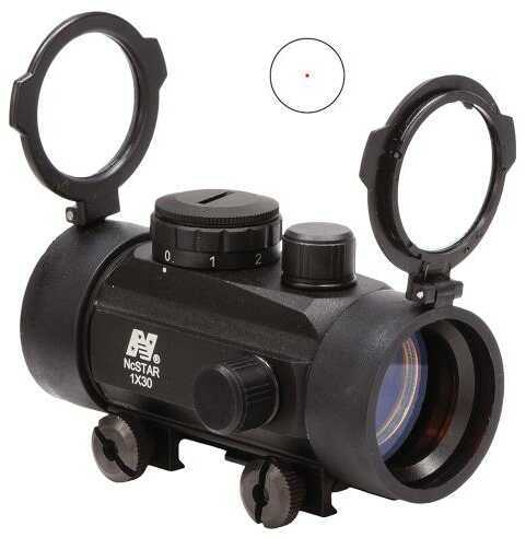 NCStar DBB130 Tube Reflex Optic 1x 30mm Obj Illuminated Red Dot Black Anodized CR2032 Lithium (3)