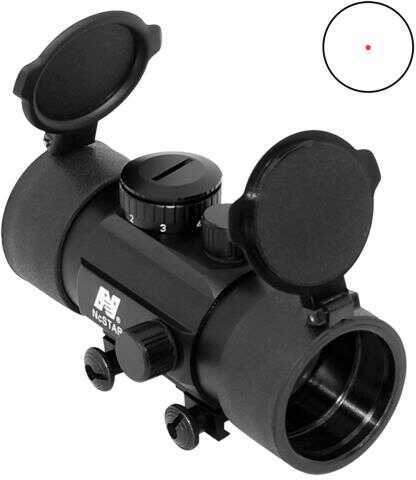 NCStar DTB145 Tube 1X 45mm Obj Unlmtd Eye Relief 3 MOA Red Dot Wvr Mnt Black