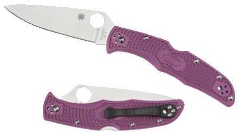 Spyderco C10FPPR C10 Endura Flat Ground Purple Plain