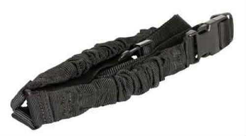 Aim Sports AOPS One Point Bungee Rifle Sling 25.00" x 1.25" Elastic Webbing Black