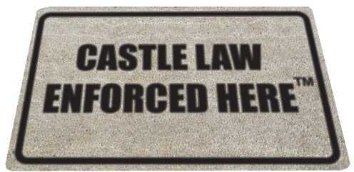 Ready To Defend CLMRI Un-Welcome Mat Castle Law Enforced Here 30X18