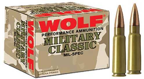 308 Win 168 Grain Full Metal Jacket 500 Rounds WOLF Ammunition 308 Winchester