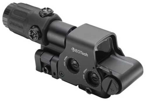 Eotech HHSI Hybrid Sight I Holographic Weapon Magnifier Combo 1x 65 MOA Ring/4 Red Dot Black CR123A Lithium