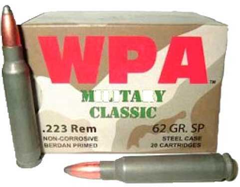 223 Rem 62 Grain Hollow Point 500 Rounds Wolf Ammunition 223 Remington