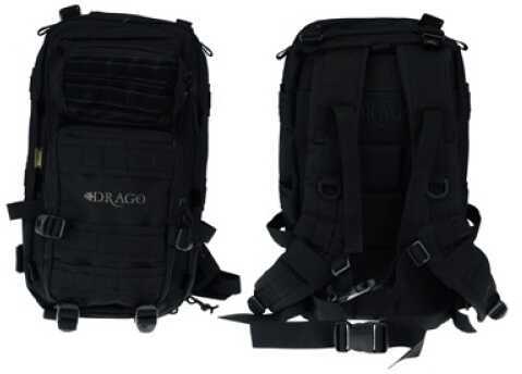 Drago Gear 14301Bl Tracker Backpack 600 Denier Polyester Black