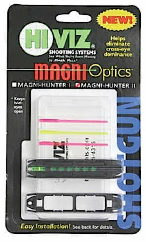 HiViz MGH2007-II Magni-Hunter Magnetic Front Sight Wide Model Green/Red Front