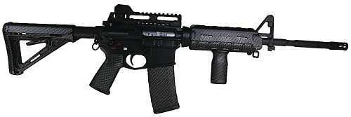 AR-15 MDI MAGMIL02Cf Magpul MilSpec AR Accssry Kit Poly Black Carbon Fiber