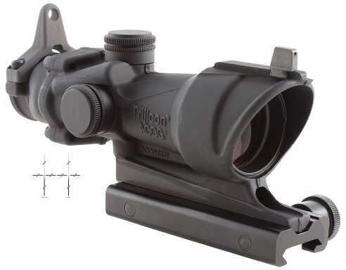 Trijicon 100092 ACOG 4x 32mm Obj 36.8 ft @ 100 yds FOV Black Matte Finish Illuminated Crosshair 308 Ballistic Amber
