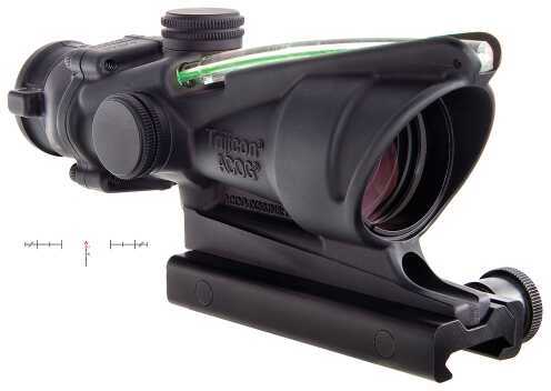 Trijicon 100209 ACOG 4x 32mm Obj 36.8 ft @ 100 yds FOV Black Matte Finish Dual Illuminated Crosshair 223 Ballistic Green