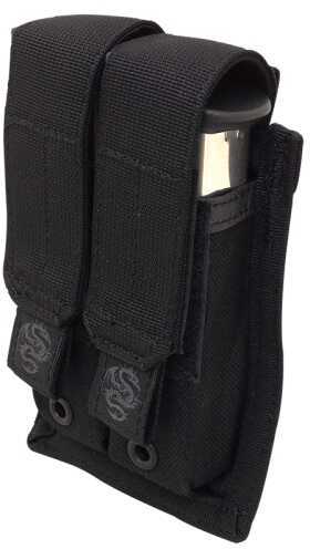 T ACP rogear PDPM1 Double Pistol Magazine Pouch Nylon Black