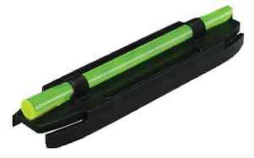 Hiviz M400 M-Series Shotgun Sight Wide Magnetic/Snap-On Fiber Optic Front Green/Red Black