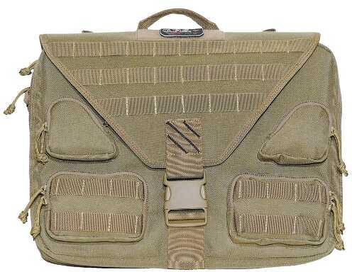 G Outdoors T1351BCT Tactical Briefcase Tan 1000D Nylon W/Teflon Coating
