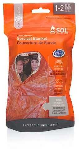 Adventure Medical Kits 01401701 Survival Blanket 2 Person Orange