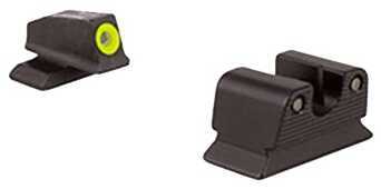 Trijicon Be11OY Tritium Beretta PX4 HD Green Sights Yellow Outline Black