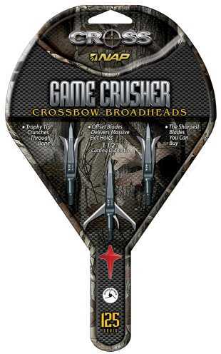 Barnett 16122 GAMECRUSHER BRDHEAD 125G 3Pk