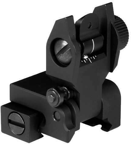 Aim Sports Mt201 AR Low Profile Flip Up Rear Sights AR-15 Black