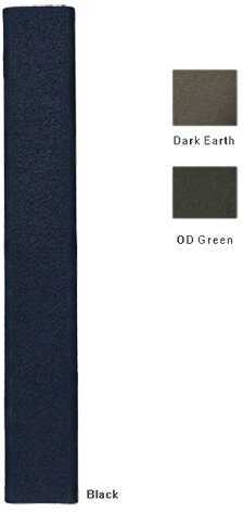 Ergo 4379Bk Textured Slim Line Rail Covers 18 Slot Polymer Black