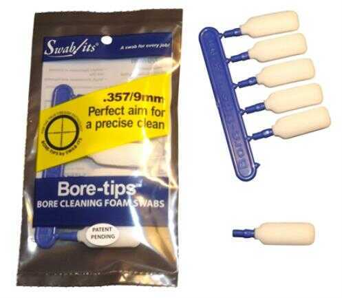 Swab-Its 9MM Bore Tip 6 Pack PATCHLESS Cleaning