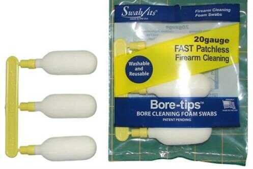 Super-Brush Bore-Tips Swab-Its Cleaner 20 Gauge Cleaning Swabs 3/Pack Bag 41-0020