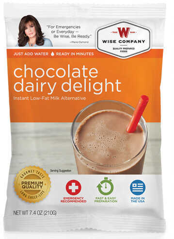 Wise Foods Outdoor Camping Pouch Chocolate Dairy Delight 6 Count 05815
