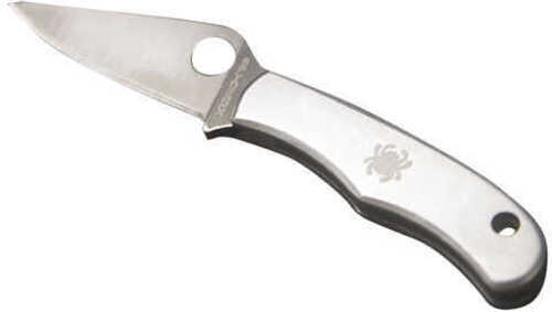 Spyderco C133P Bug Folder 1.31" 3Cr13 Stainless Steel Flat Ground Plain Edge