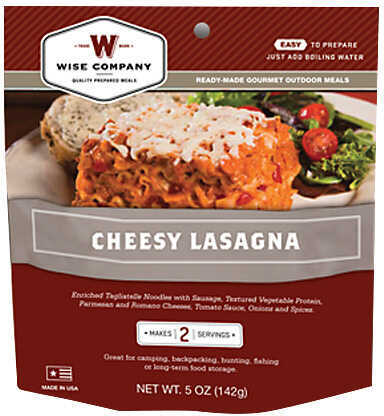 Wise Foods Outdoor Camping Pouches Cheesy Lasagna 6 Count 05201