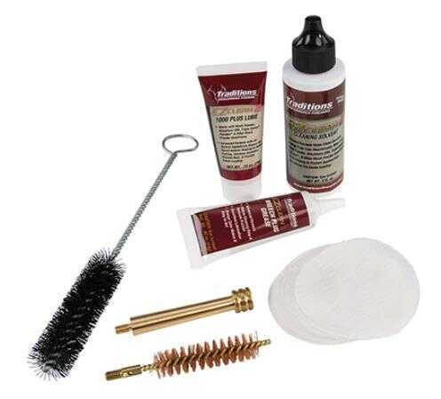 Traditions A3960 EZClean2 Muzzleloader Cleaning Kit Brushes/Cleaner/Patches 7pc